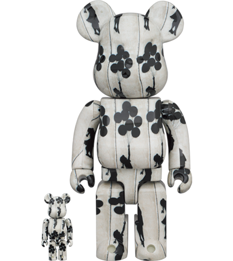 Be@rbrick Flying Balloons Girl 100% & 400% Collectible Set by