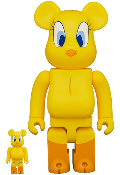 Be@rbrick Tweety 100% and 400% Collectible Set by Medicom Toy
