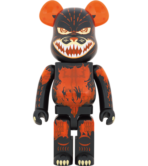 Be@rbrick Godzilla (Meltdown: Clear Orange Version) 1000