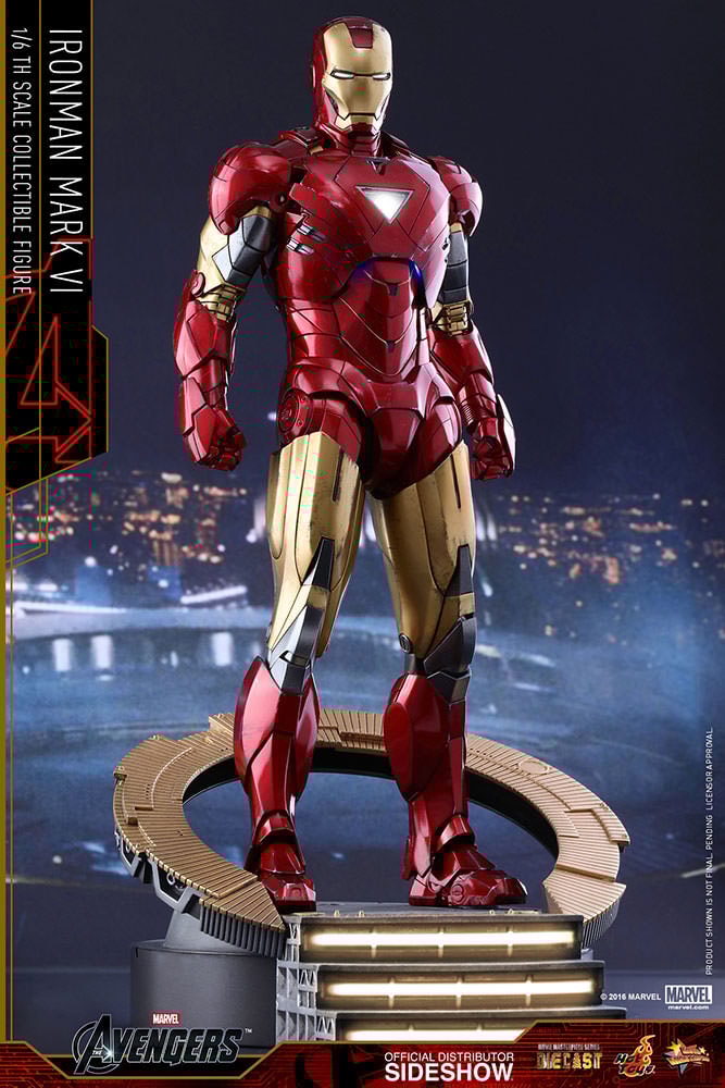 Marvel Iron Man Mark VI Sixth Scale Figure by Hot Toys | Sideshow