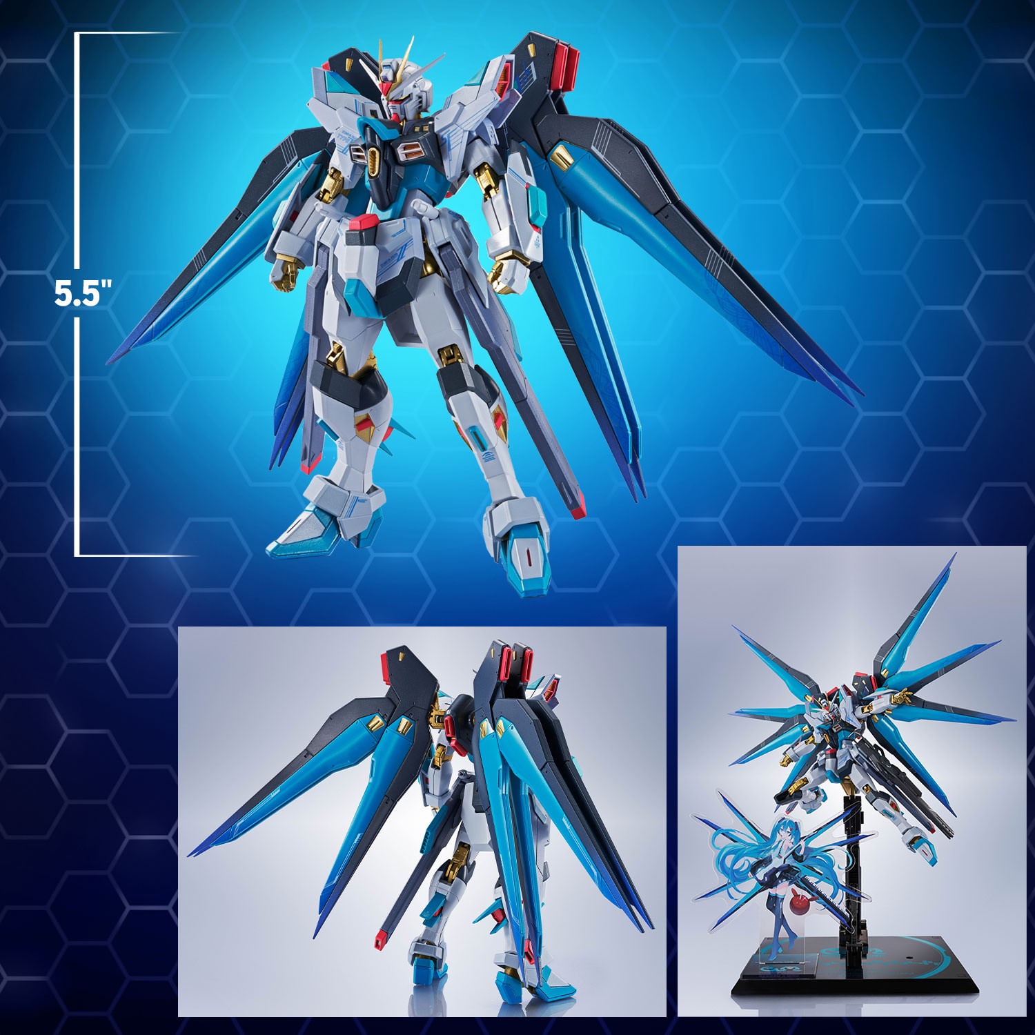 Strike Freedom Gundam Type II (Hatsune Miku Version) Collectible