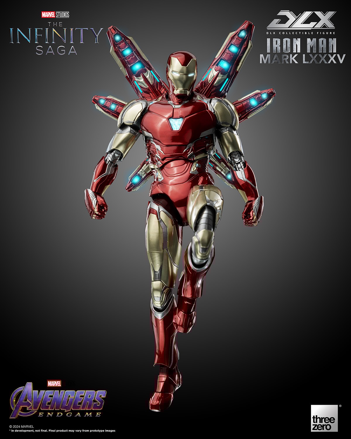 DLX Iron Man Mark 85 Collectible Figure by Threezero | Sideshow