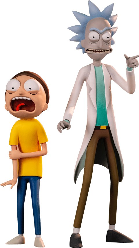Rick and Morty Sixth Scale Figure Set by Mondo | Sideshow Collectibles