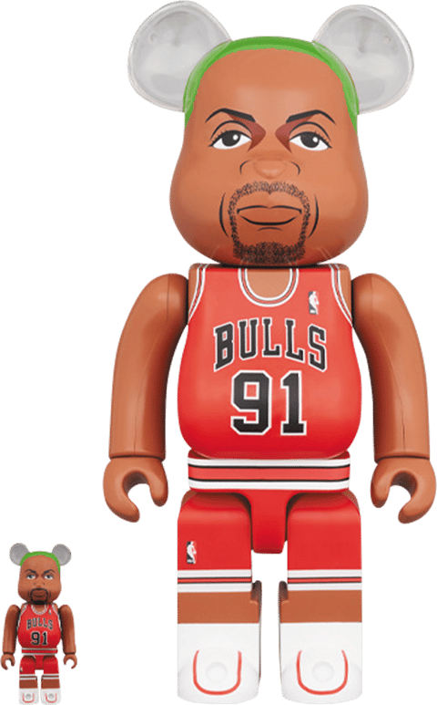 Be@rbrick Dennis Rodman Collectible Set | Sideshow Collectibles