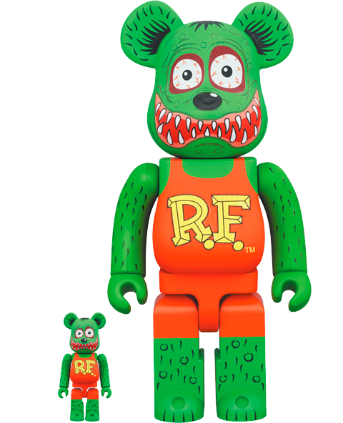 Be@rbrick Rat Fink 100% and 400% set by Medicom | Sideshow