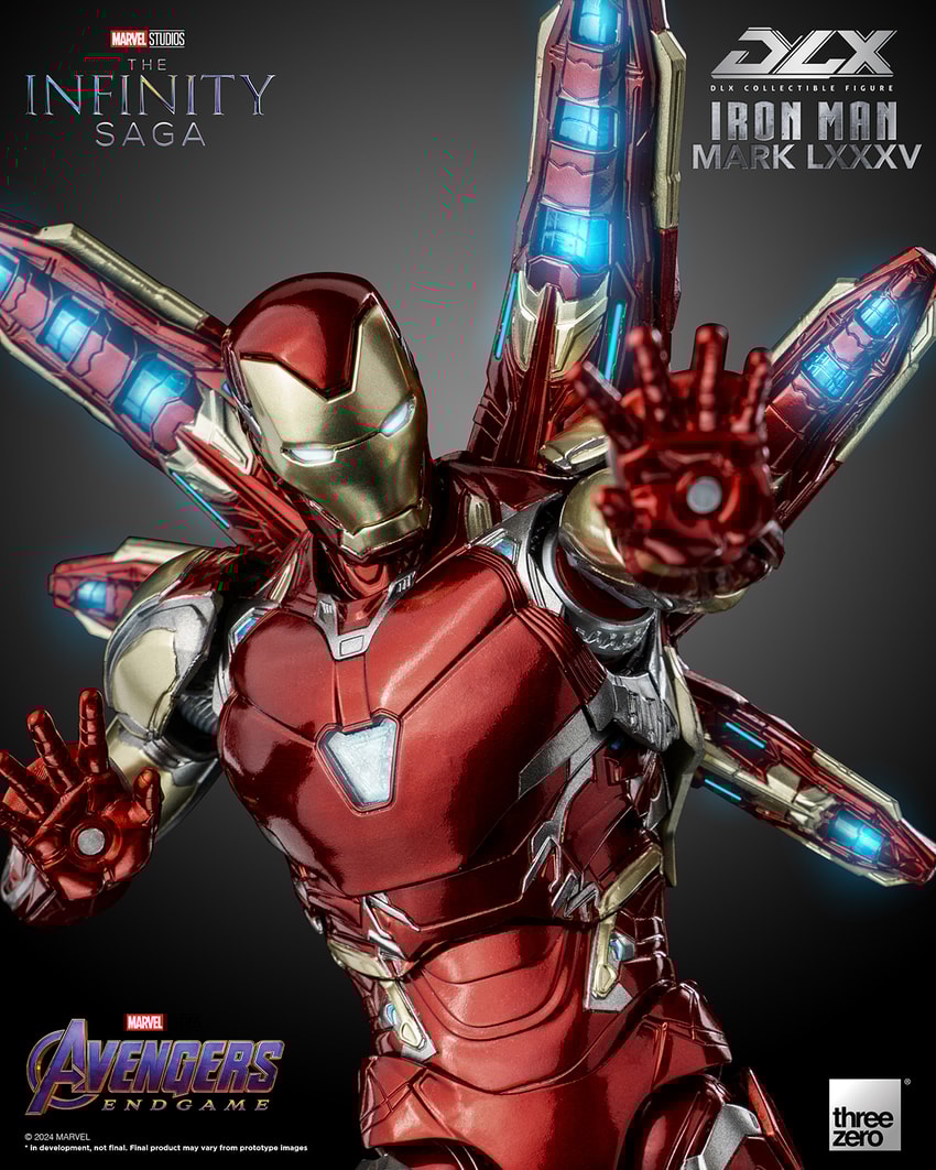 DLX Iron Man Mark 85 Collectible Figure by Threezero | Sideshow