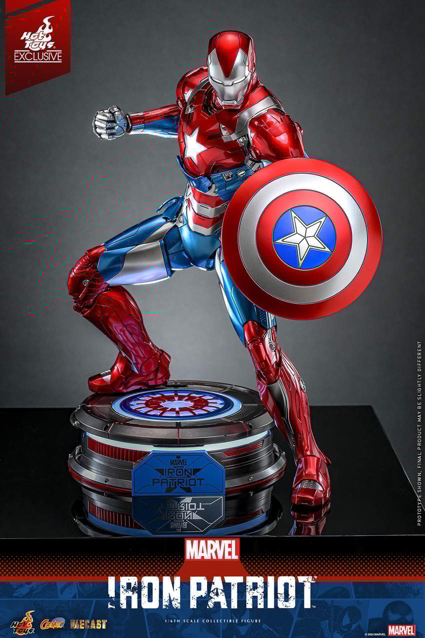 Iron Patriot Sixth Scale Figure by Hot Toys | Sideshow Collectibles