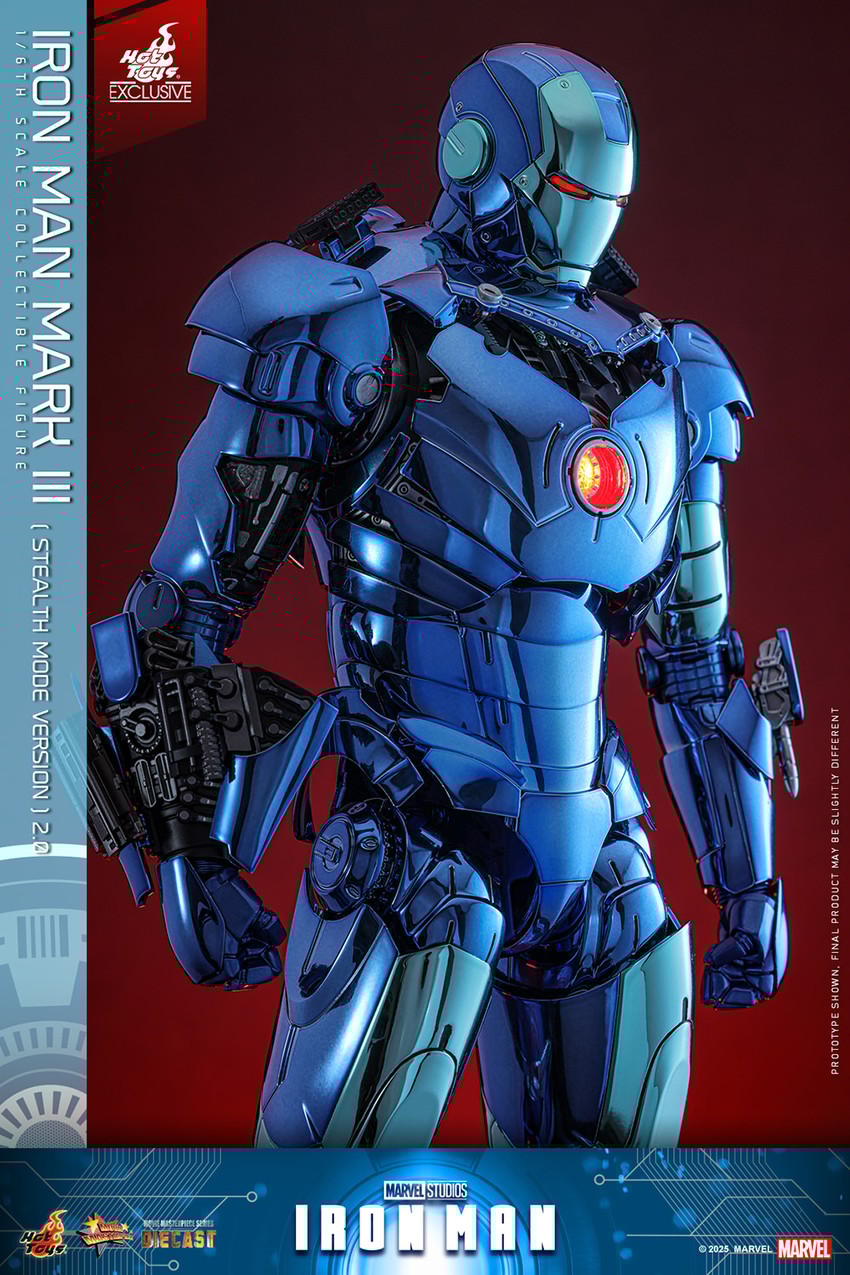 Iron Man Mark III (Stealth Mode Version) 2.0 Sixth Scale Figure by