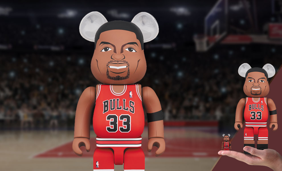 Be@rbrick Scottie Pippen (Chicago Bulls) 100% and 400% Collectible