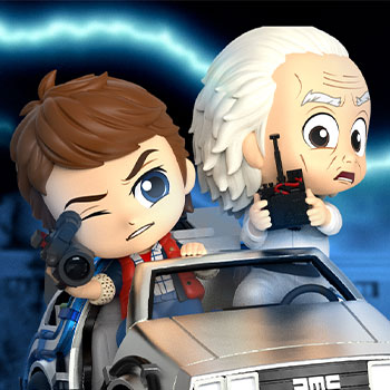 Marty McFly & Doc Brown CosRider by Hot Toys | Sideshow Collectibles
