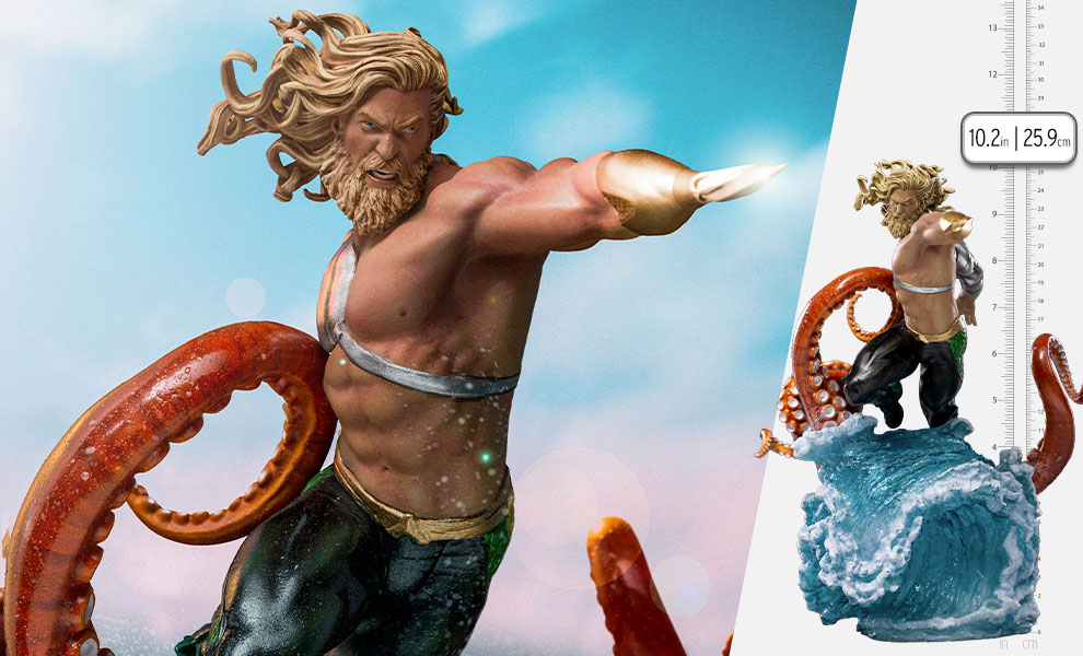 Aquaman Deluxe 1:10 Scale Statue by Iron Studios | Sideshow