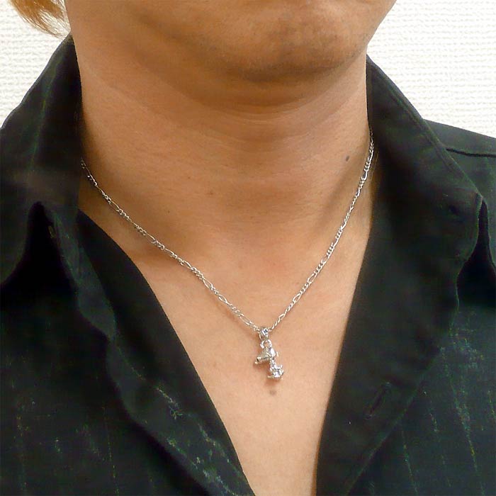 SAINTS x SNOOPY【セインツ】スヌーピー シルバー ネックレス メンズ