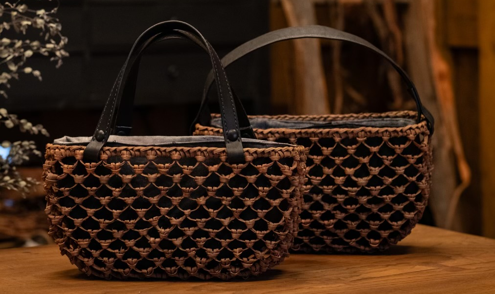 NICO 棚編み山葡萄のかごバッグ NICO 棚編み山葡萄のかごバッグ 楽天