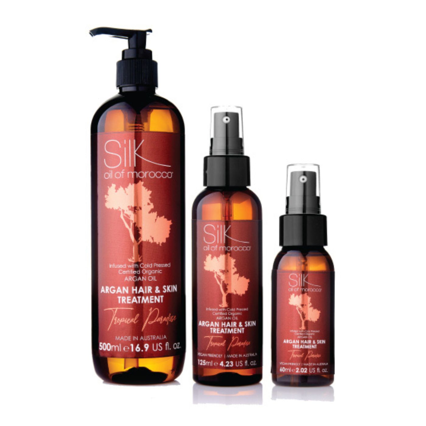 Tropical Paradise Argan Hair & Skin Treatment Serum – Silk Oil of