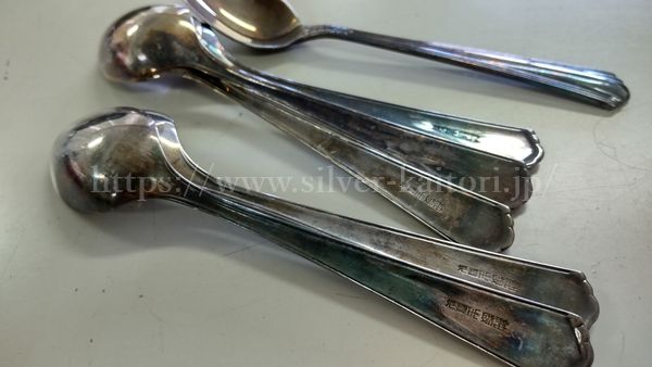 銀製 950刻印 スプーン 約198g 松屋 銀製 950刻印 スプーン 約198g