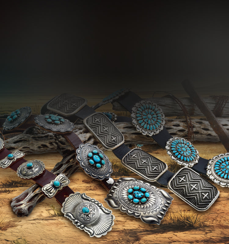 ネイティブアメリカン・コンチョベルト | ナバホアーティストによって