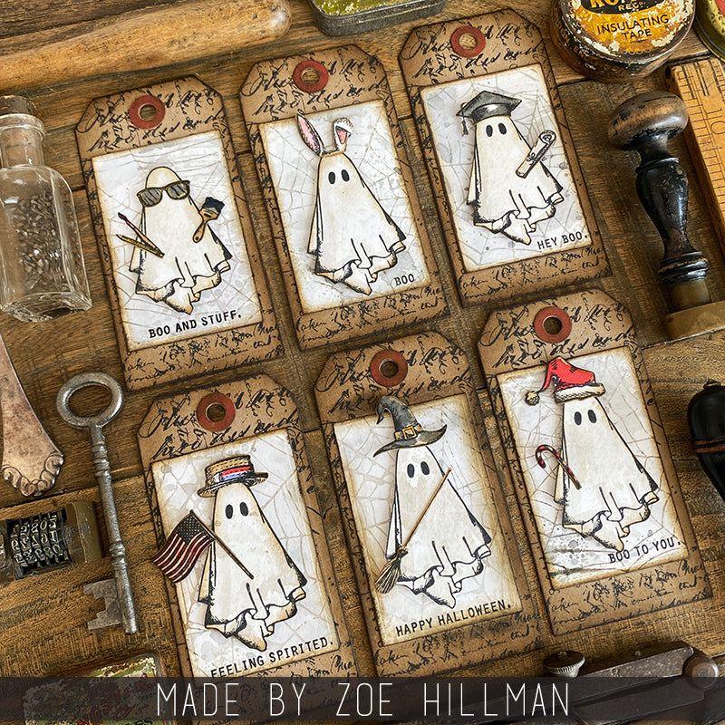 Tim Holtz Boo Crazy Stamps with Simon Says Stamp Dies Bundle setbz24
