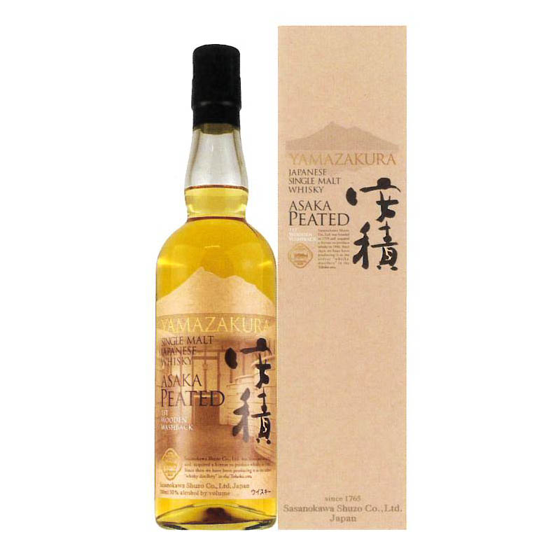 YAMAZAKURAシングルモルト安積ピーテッド1st Wooden Washback 700ml