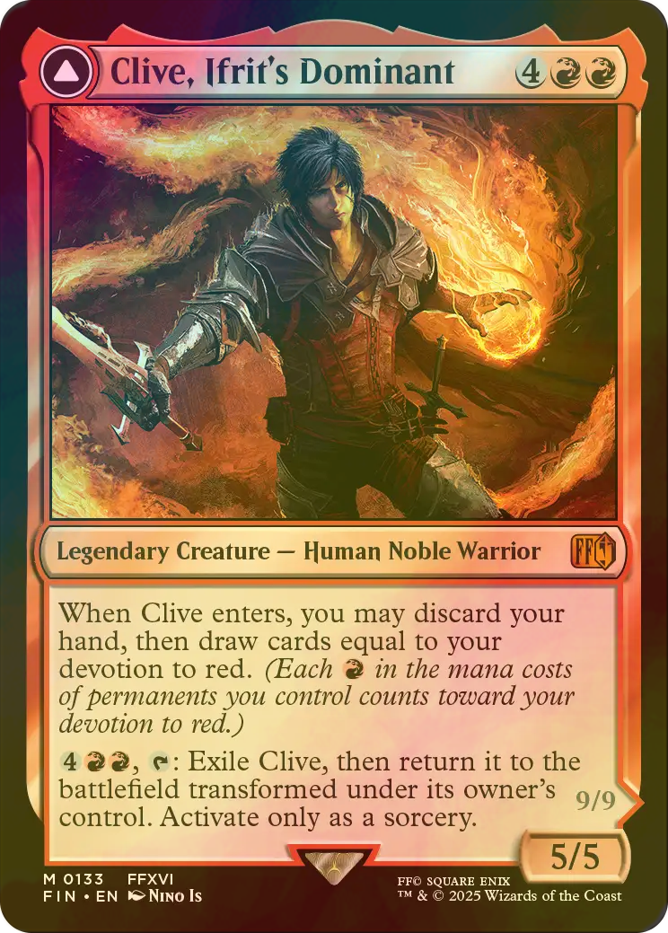 PSA10】MTG イフリートのドミナント、クライヴ&ジル 2連番セット PSA10