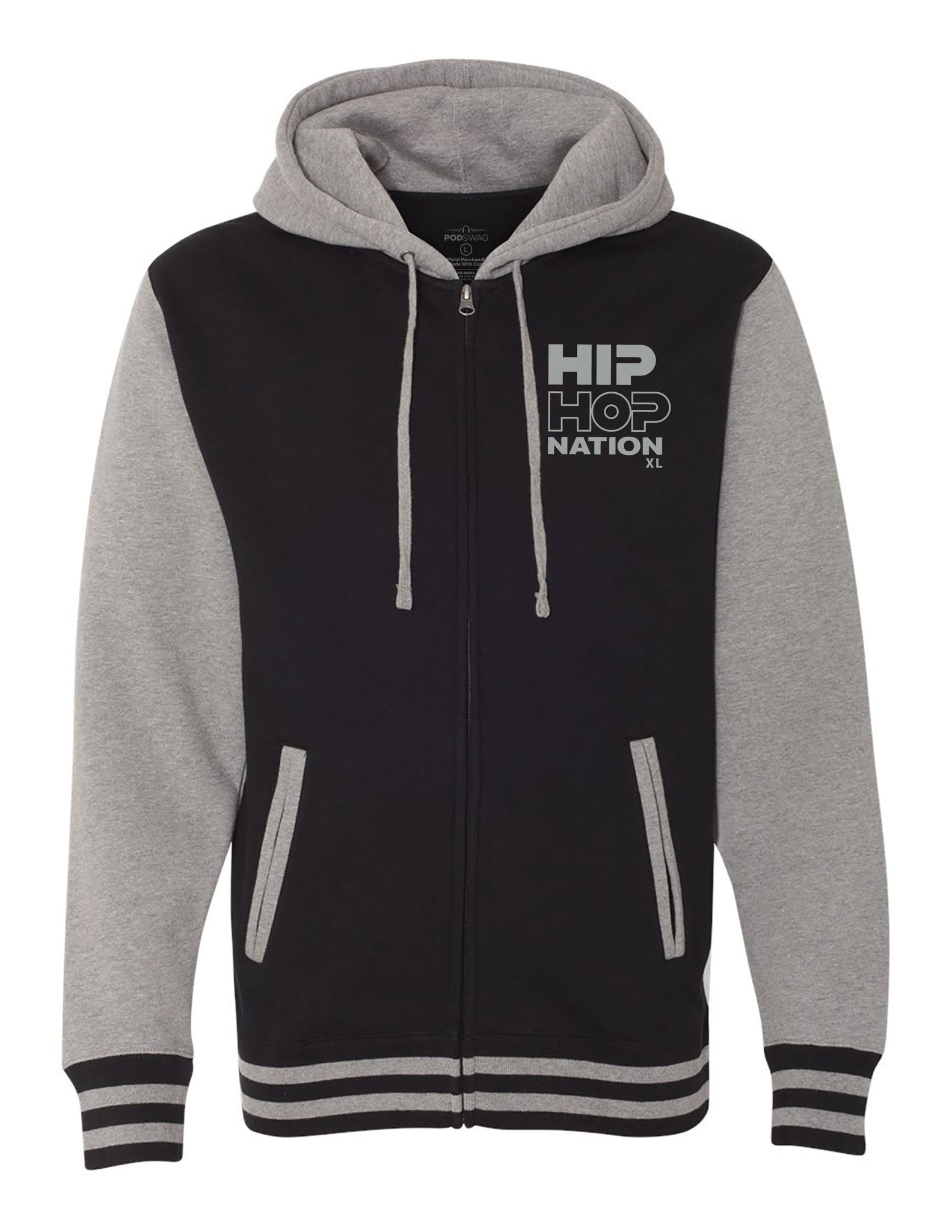 Hip-Hop Nation: Varsity Zip Hoodie – Sirius XM Radio LLC