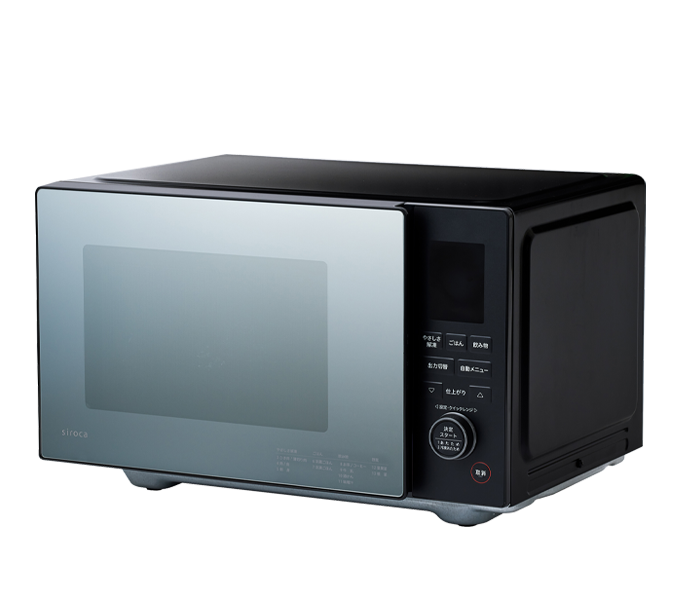 高年式SIROCA オーブンレンジ シロカ ブラック オーブンレンジ/電子