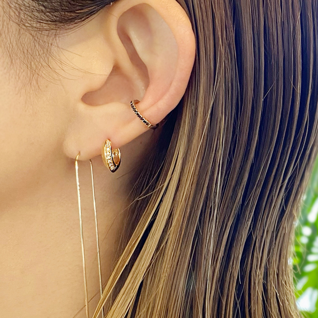 SJX W】DIAMOND CLICK HOOP PIERCED EARRING(6JP5051)｜SJX公式ONLINE