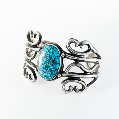 301 「butterfly」 マクラメチョーカー ターコイズ