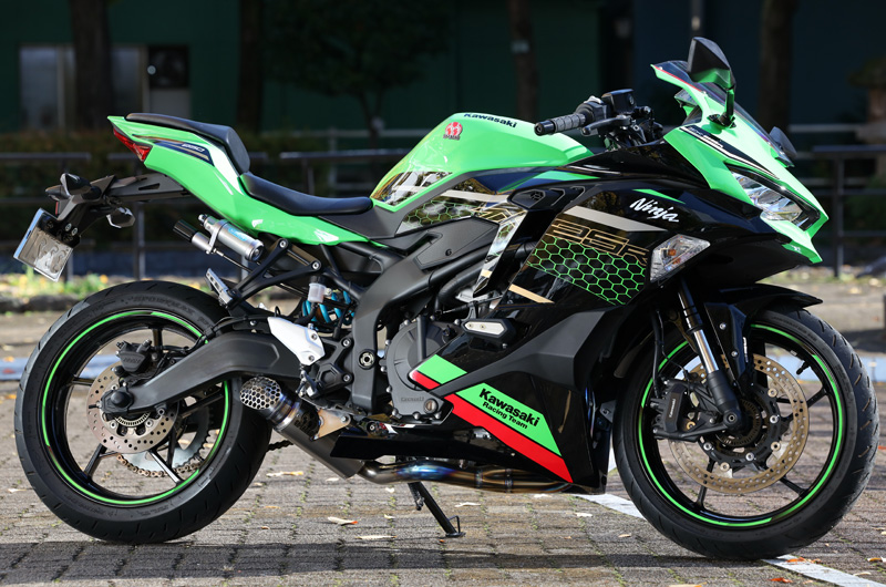 Kawasaki Ninja ZX-25R/SE (2BK-ZX250E) POWERBOX FULLチタンブルー