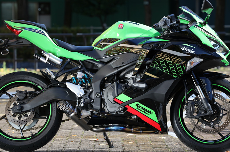 Kawasaki Ninja ZX-25R/SE (2BK-ZX250E) POWERBOX FULLチタンブルー