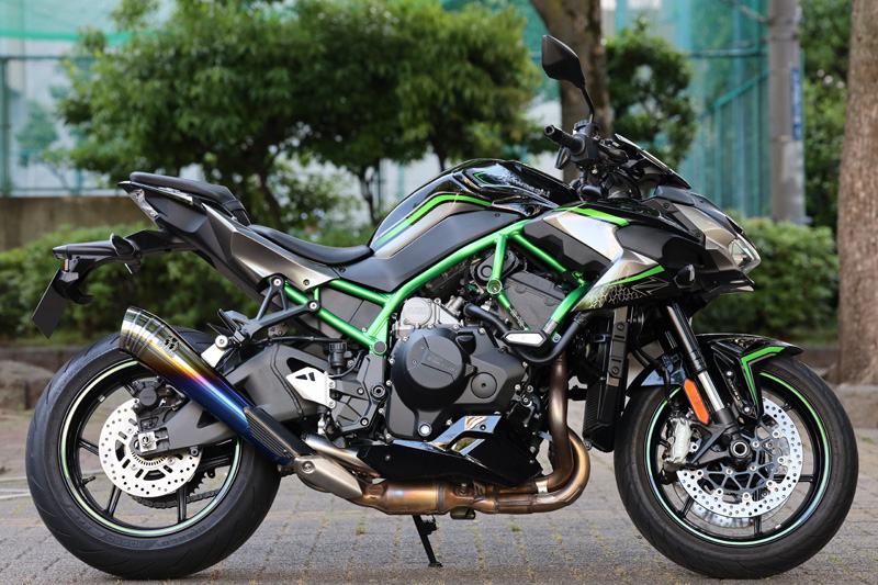 Kawasaki Z H2 (2BL-ZRT00K/8BL-ZRT00R) POWERBOX メガホン チタン
