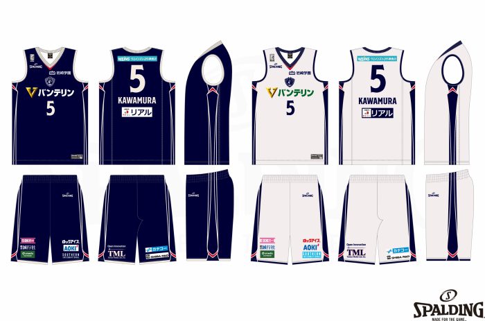 B.LEAGUE 2023スポルディングは8年目の今シーズンもユニフォーム