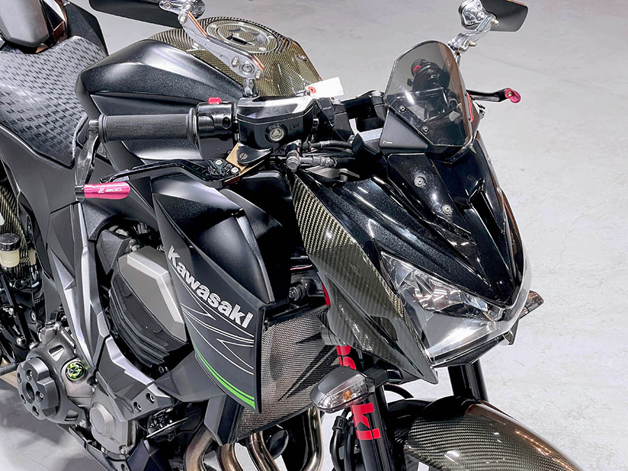 ZRXの黒鉄ガニマタ新品 フランジ付き！ワルツ機械と同じπ数で良い音