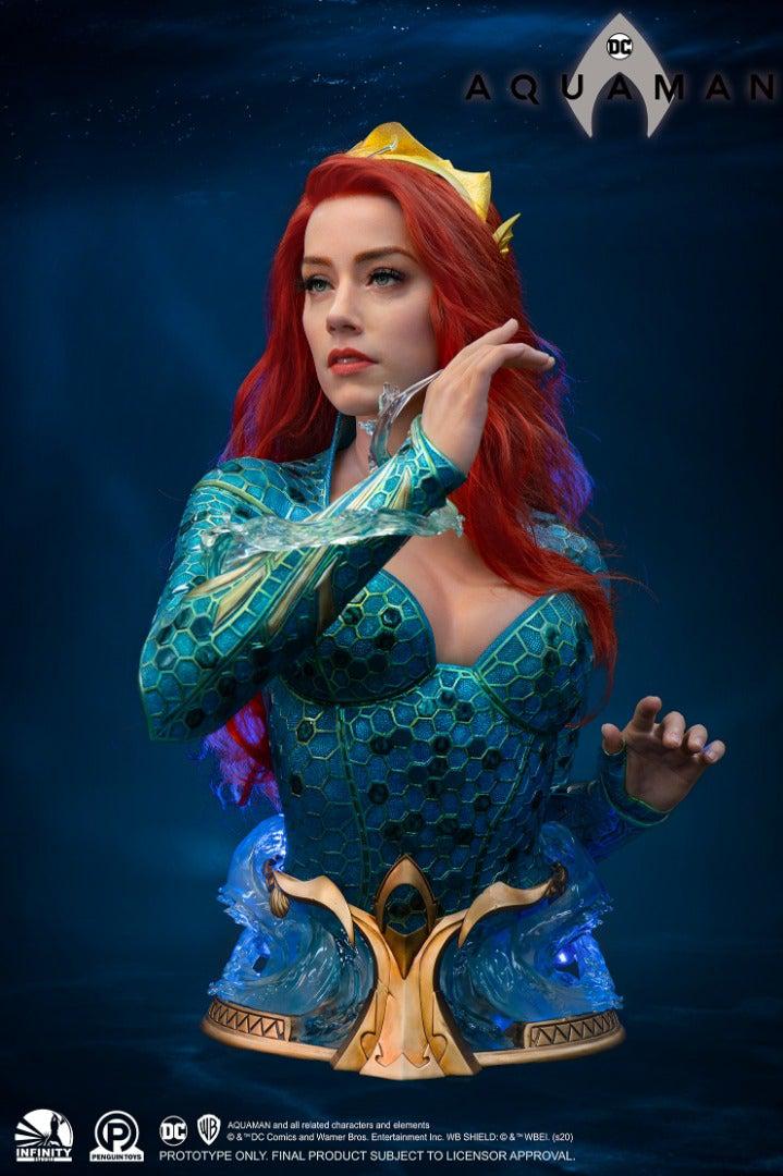 Aquaman: Mera 1:1 LIfe Size Bust - Spec Fiction Shop