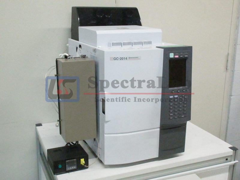 Shimadzu GC-2014 CO2 Impurity Analysis GC system with FIDs and