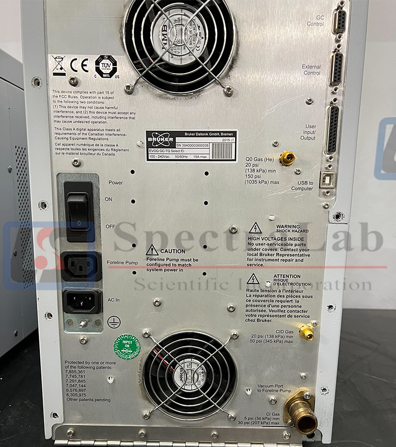 Bruker Scion 436 and EVOQ GC-TQ MS with CP 8400 Autosampler