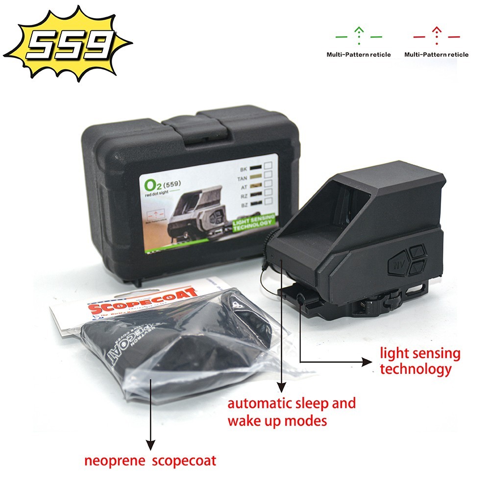 Meprolight MEPRO O2 レッド&グリーン ドットサイト レプリカ エアガン用