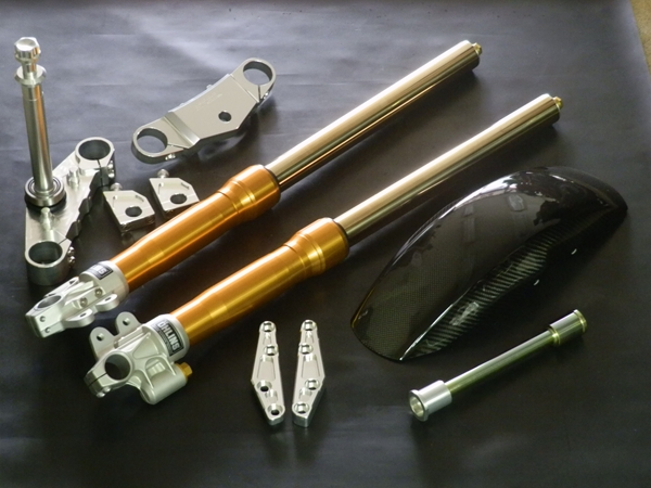 スペックエンジニアリング｜オーリンズφ43正立フロントフォークキット