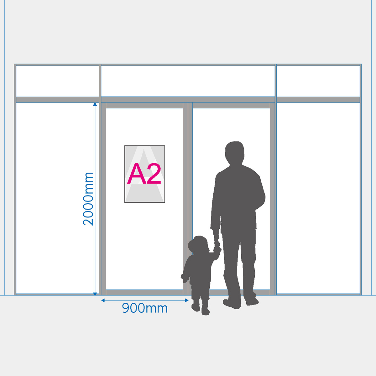 屋内用ポスター A2サイズ 半光沢紙｜ポスター印刷館