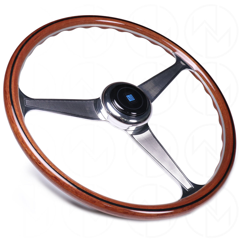 Nardi Classic Anni '60 Wood Steering Wheel - 390mm Polished Grip