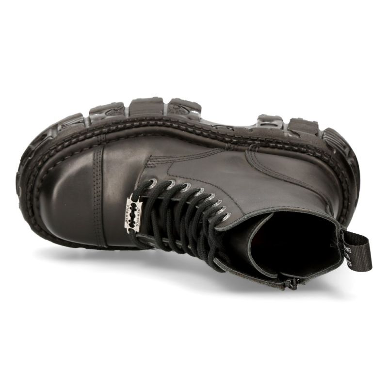 取り寄せ] M.TANK083-C1 / ネジ / 厚底ブーツ / 本革【NEW ROCK