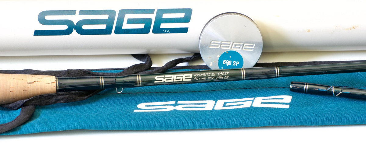 Sage 690 SP Graphite IV 9' - 6 weight 2pc Fly Rod - Spinoza Rod