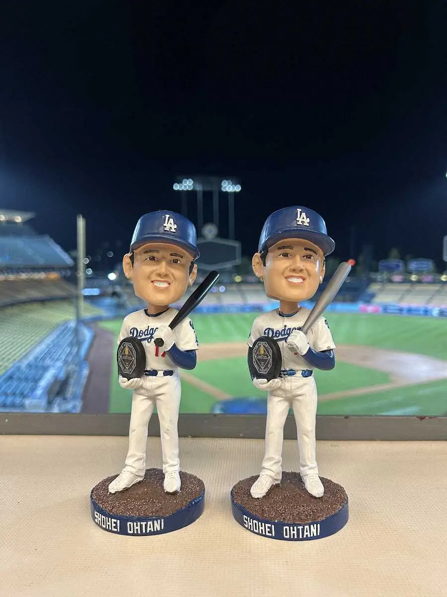 サヨナラ本塁打効果で「大谷MVPボブルヘッド」は転売市場で人気 eBay