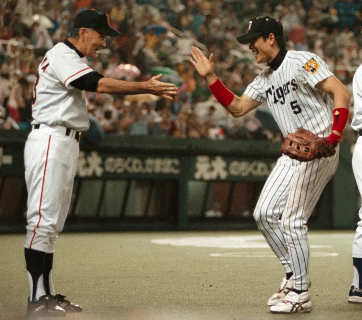 1999年のオールスター第3戦（倉敷）で球宴初アーチを放った阪神・新庄