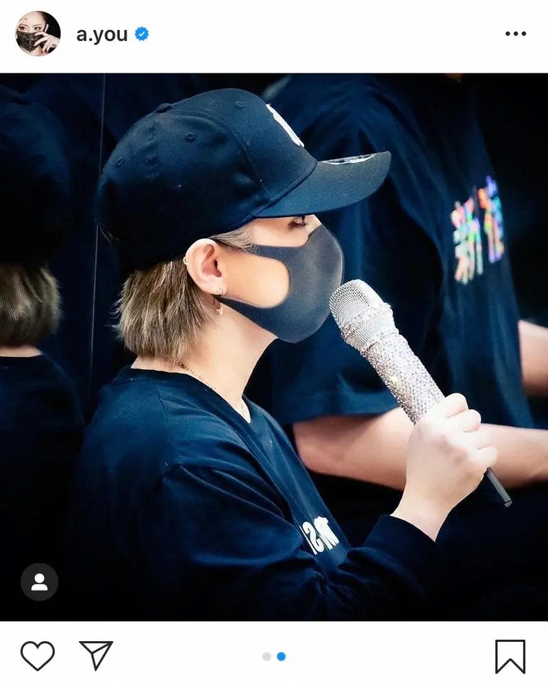 浜崎あゆみ公式インスタグラム（＠a.you）より - スポニチ Sponichi