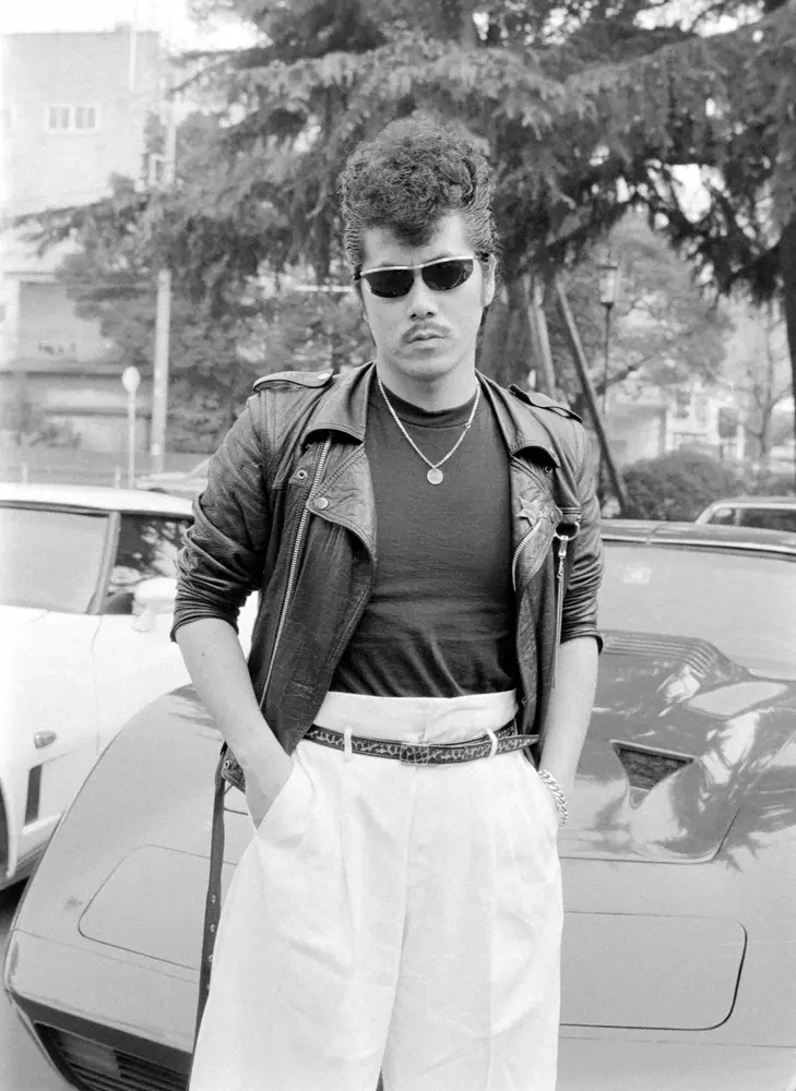 超バリバリ！84年、解散後の会見を行った横浜銀蝿の翔 - スポニチ