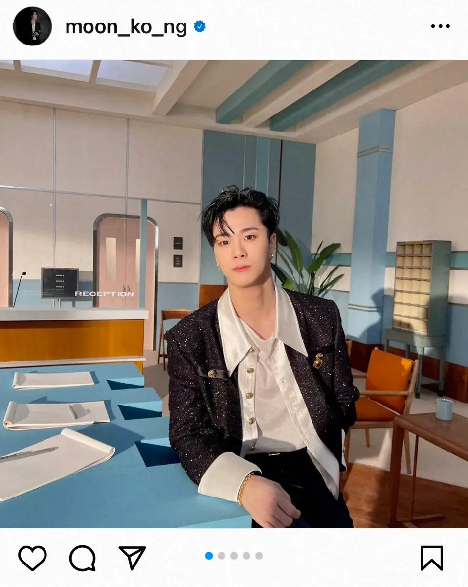 ムンビンさんの公式インスタグラム（@moon_ko_ng）から - スポニチ