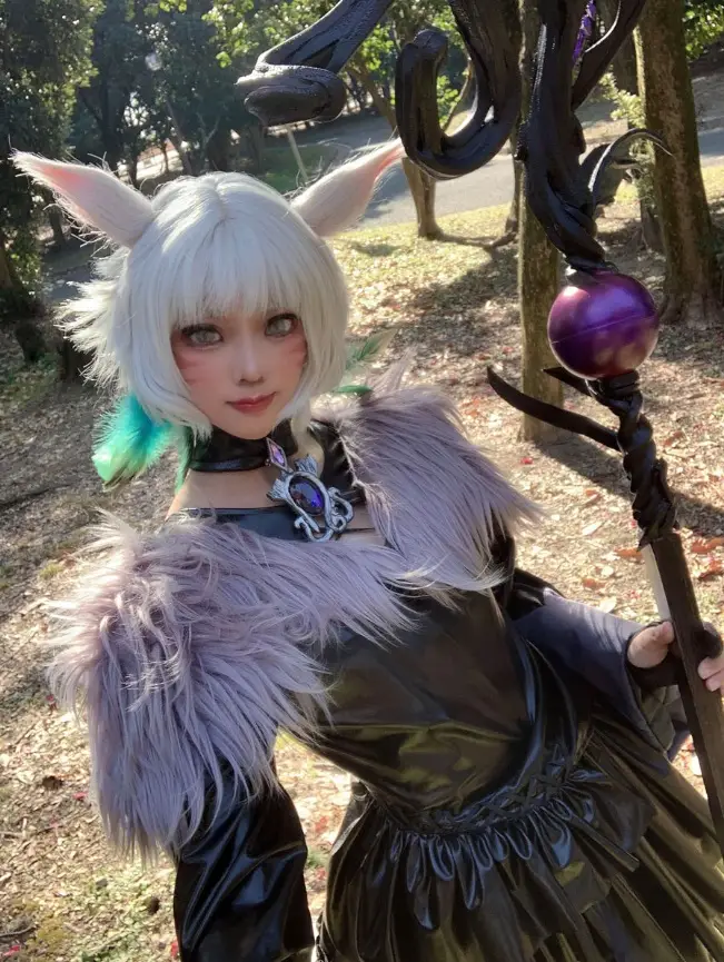 もえぴ『ファイナルファンタジー14』ヤ・シュトラ・ルルのコスプレ写真