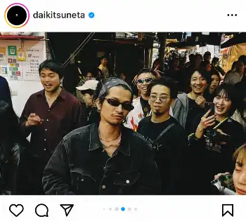 King Gnu」常田大希インスタグラム（＠daikitsuneta）から - スポニチ