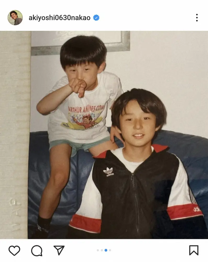 中尾明慶公式インスタグラム（＠akiyoshi0630nakao）から - スポニチ