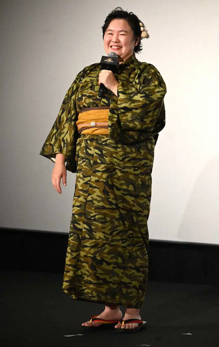 登壇したやす子（撮影・小渕 日向子） - スポニチ Sponichi Annex 芸能